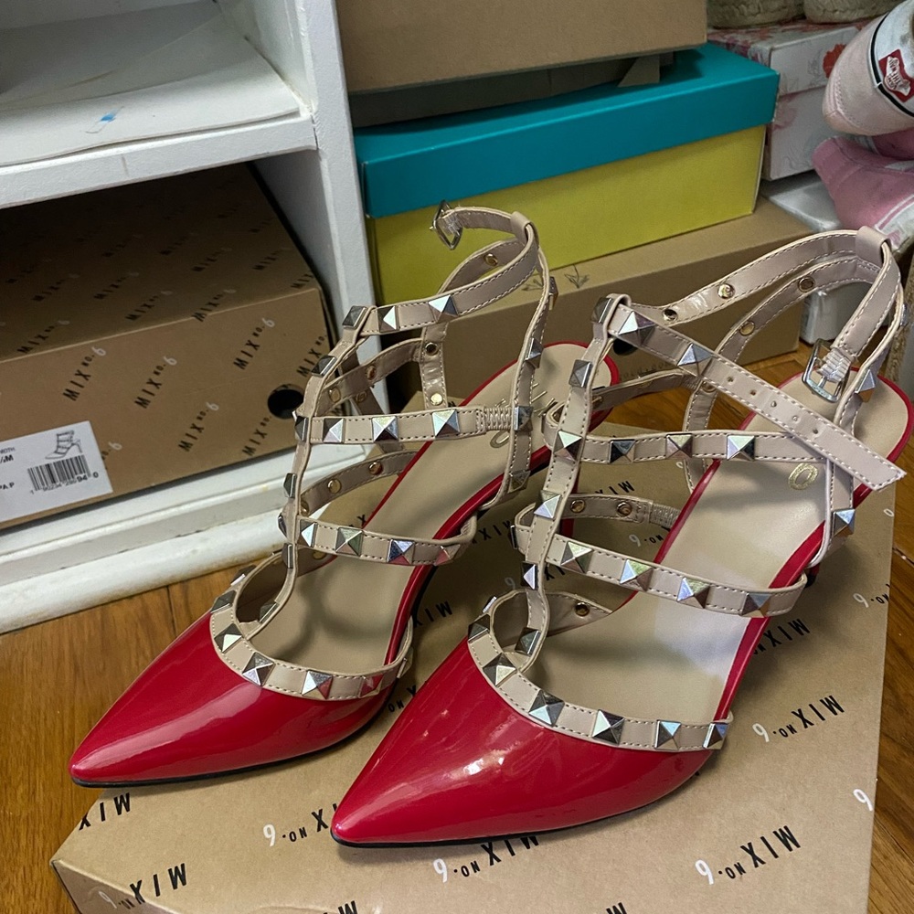 Red heels!